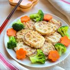 子供も喜ぶ＊れんこんはんぺん照り焼きバーグ