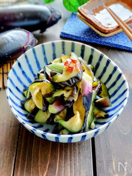 漬け時間10分！なすの浅漬け