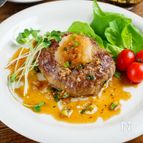 【驚きの肉汁爆弾】生姜香るねぎポンだれのおろしハンバーグ