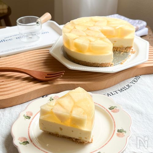 桃づくしレアチーズケーキ