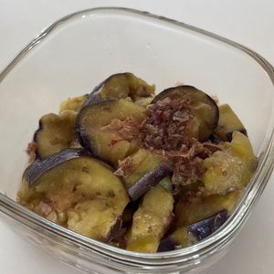 auqaの作ってみた!投稿(簡単に作れる！絶品副菜♡『ごま油香る蒸しなすのおかか和え』)
