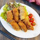 エリンギの肉巻きフライ