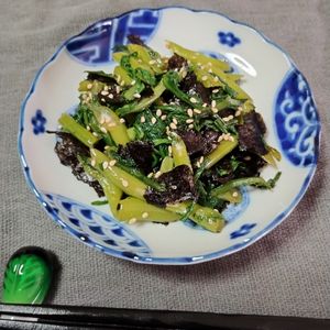 M＊Pの作ってみた!投稿(春菊のり和え)