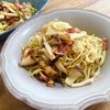 ゆかりの作ってみた!投稿(子どもも喜ぶ♡【ベーコンとエリンギのコンソメバター焼きそば】)