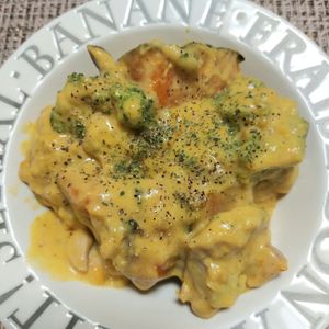 よっこの作ってみた!投稿(煮込み不要♡ほっこり甘い『かぼちゃの濃厚クリームシチュー』)