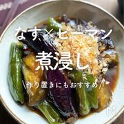 「なす×ピーマンの煮浸し」9 選｜作り置きにもおすすめ