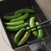 5分で簡単!【スナップエンドウの粉チーズ焼き】の工程3