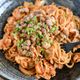 やみつきになるおいしさ！豚キムチ納豆パスタ
