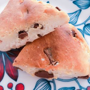 ミルクの作ってみた!投稿(【まるであの味！ホケミで簡単♡チョコスコーン】)