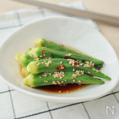 やみつき！中華風オクラ