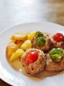 真ん中野菜のはんばーぐ