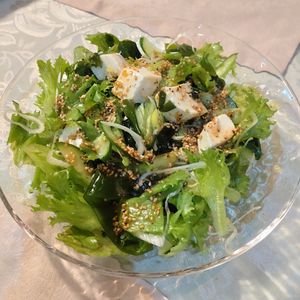 ココミルキーの作ってみた!投稿(焼肉屋さんのチョレギ豆腐サラダ【#タレが絶品】)