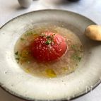 丸ごとトマトの塩麹スープ