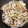 鶏肉と根菜の《こってり甘辛♡にんにく炒め》の工程2