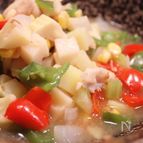 中華風　筍と鶏胸肉の旨煮込み　