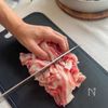 【豚肉とごぼうの甘辛炒め】食物繊維たっぷり♪の工程2