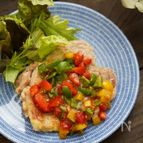 彩り野菜たっぷり！スイートチリマスタードチキン