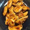 なべ円の作ってみた!投稿(むね肉柔らか♪こってりガーリック醤油チキン)