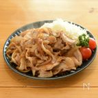 アップルポークの糀甘酒しょうが焼き