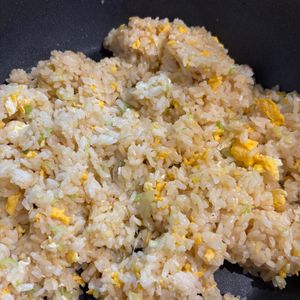 yaskの作ってみた!投稿(【絶品たまご炒飯】具材は卵と長ねぎだけ/簡単にぱらぱら)