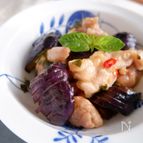 鶏肉となすのバジル南蛮
