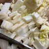 にんにく香る 旨辛豚こま白菜の工程1