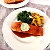 鮭の大葉レモンバター照り焼き