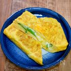 アスパラチーズ玉子焼き