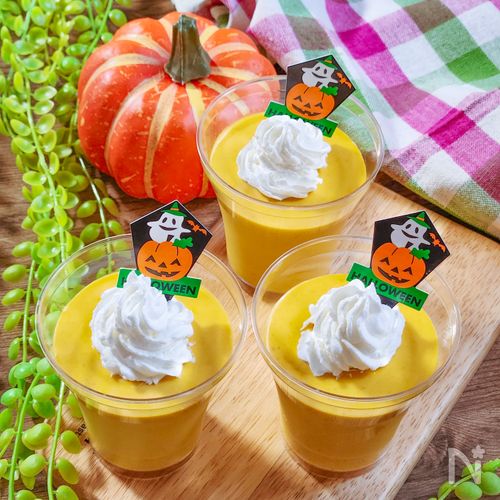 ハロウィン☆濃厚かぼちゃプリン☆