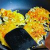 キャベツと卵と片栗粉だけでカリッときゃべつチヂミ風の工程3