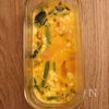 レンチン3分♪べーコンほうれん草オムレツの工程1