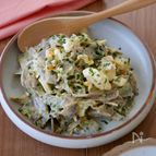 ごぼうと卵ののりしお和え！ポン酢マヨで箸が止まらない絶品副菜