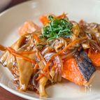 パパッと簡単に‼︎鮭のたっぷり野菜あんかけ🐟