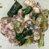 3分副菜《きゅうりと山芋♡おかかゆかり和え》の工程2