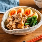 豚こまで手軽に♪【豚肉と卵の甘辛煮】