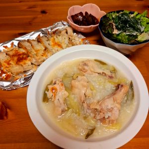 まろみの作ってみた!投稿(【忙しいママ必見】炊飯器で簡単！とろけるサムゲタン風)