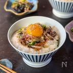 【トロねば元気爆増☆とろろと梅しお昆布のねばねばそうめん】