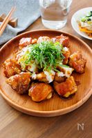 『鶏肉のしそおろし甘酢だれ』もも肉ジューシー♪ご飯が進む☆