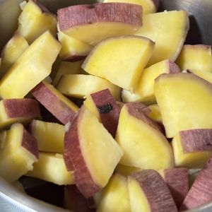 藍の作ってみた!投稿(アレンジ可能　基本のさつまいも煮)
