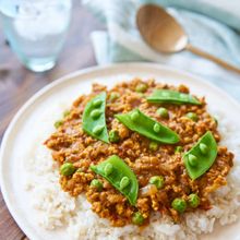 【煮込み不要でお手軽】春の豆キーマカレー