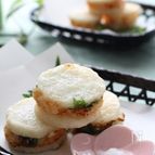 えびの風味をシンプルに味わう♪長いものえびはさみ揚げ