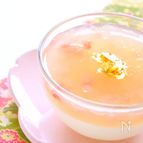 [春スイーツ]ぷるぷる桜の2色ゼリーの作り方