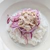 5分でごちそう!ツナオニオンのバジルご飯の工程3