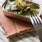 柚子胡椒＆燻製バターで缶つまオイルサーディン