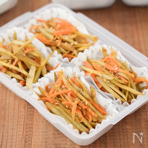 【冷凍作り置き】スパイシーきんぴらごぼう