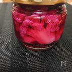 あら不思議 紫カリフラワーのピクルス