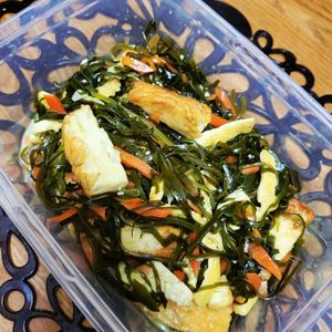 ヴェルの作ってみた!投稿(さつま揚げと切り昆布の煮物【作り置き】)