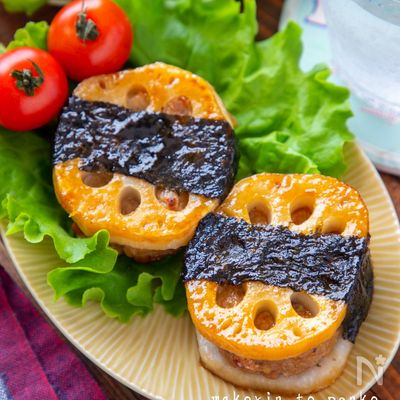 超簡単!【れんこんのはさみ焼き】時短・節約