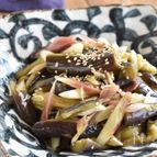 【なすとみょうがの麺つゆポン酢和え】何度もリピしたくなる！