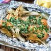 【秋鮭きのこのホイル焼き】エスカルゴバターで味決め簡単